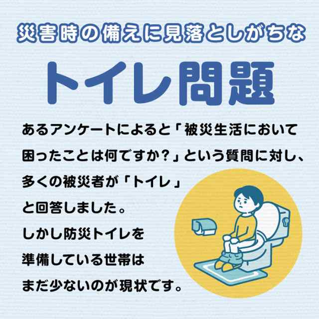 15年保存/100回分] 災害用携帯トイレ モラスマイ トイレセット 非常用