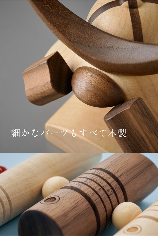 五月人形 コンパクト 兜 飾り 鯉のぼり 木製 おしゃれ 初節句 端午の節句 節句飾り こどもの日 子供の日【かぶと 名前札 台座 吊るし鯉のぼり 4点セット】室内用 ミニ兜飾り 小さい 卓上 日本製【名入れ無料】_5