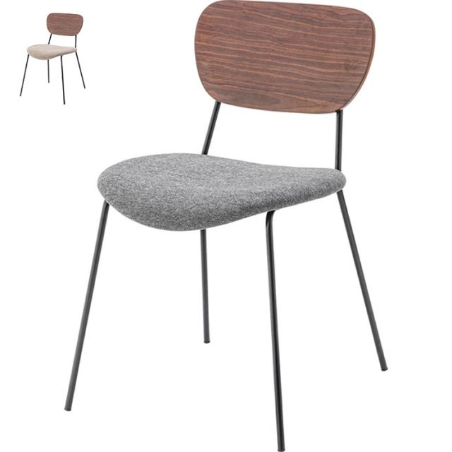 チェア 同色2脚セット 2脚 ダイニングチェア チェア チェアー デスクチェア リビング リビングチェア スチール 金属 天然木製 モダン カフェ風 おしゃれ シンプル MYS-503 2色対応の通販は