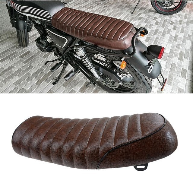 カフェレーサー シート Sr400 500 W400 Gb250 250tr St250 Gn125 Cg125 Yb125sp Cb1100 Xsr9 ホンダ ヤマハ カワサキ スズキ 茶の通販はau Pay マーケット 4themoonstore