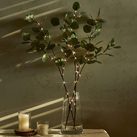 ユーカリ ストリングライト 36led イルミネーション 枝 電池式 ブランチ 観葉植物 60cm 卓上 省エネ フェイクグリーン おしゃれの通販はau Pay マーケット 4themoonstore