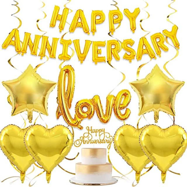 記念日 パーティー 飾り付け 金色 大人 結婚式 バレンタイン デコレーション Love 風船 セット 吊り下げ渦巻きの通販はau Pay マーケット 4themoonstore