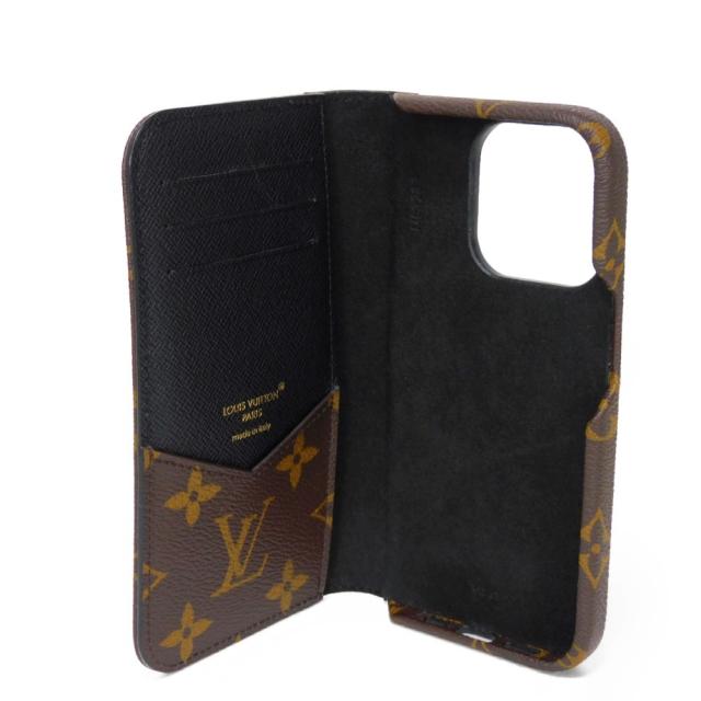 中古】 ルイ・ヴィトン IPHONE 15 PRO フォリオ スマホケース LV
