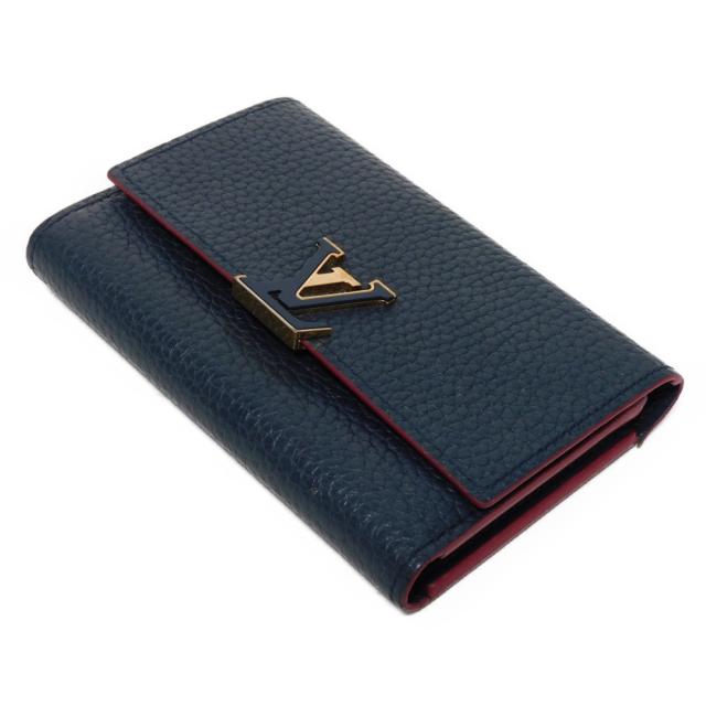 ルイヴィトン カプシーヌコンパクト マリーヌルージュ ネイビー  