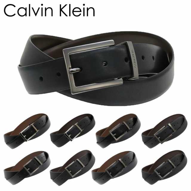 カルバン・クライン Calvin Klein ベルトセット メンズ 本革 レザー