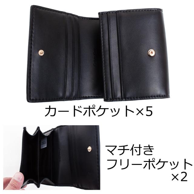 カルバンクライン Calvin Klein コンパクト財布 ミニウォレット レディース メンズ LV04F1047G UB1 プレゼント ギフト ブランド ラッピング BOX付_5