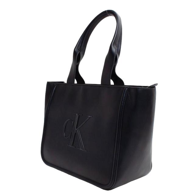 カルバンクライン Calvin Klein トートバッグ レディース A4対応 ミディアムサイズ 通勤 通学 ロゴ ショルダー LV04F3218G UB1 ラッピング不可_1