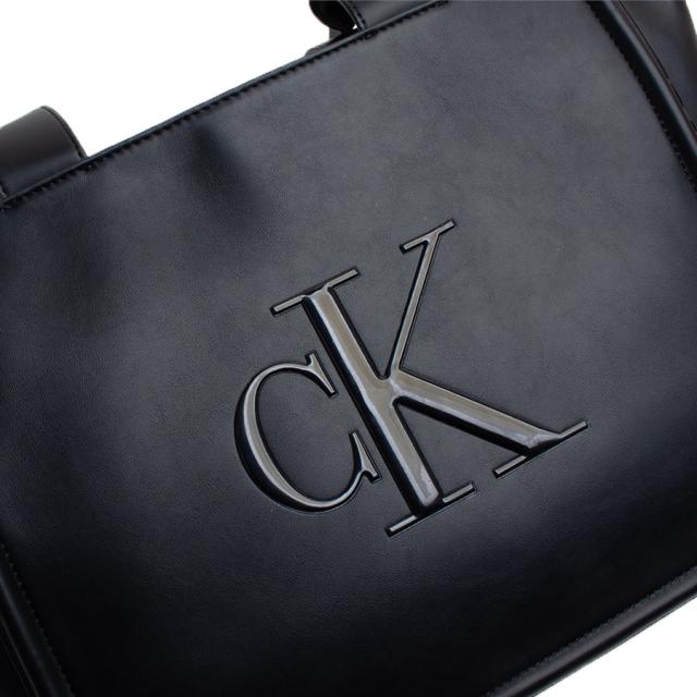 カルバンクライン Calvin Klein トートバッグ レディース A4対応 ミディアムサイズ 通勤 通学 ロゴ ショルダー LV04F3218G UB1 ラッピング不可_3