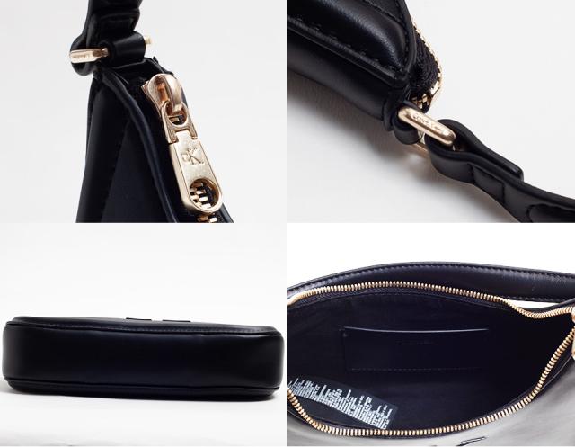 Calvin Klein カルバンクライン ミニショルダーバッグ ハンドバッグ スモールショルダー CKロゴ レディース ブラック LV04F3230G ラッピング不可_6