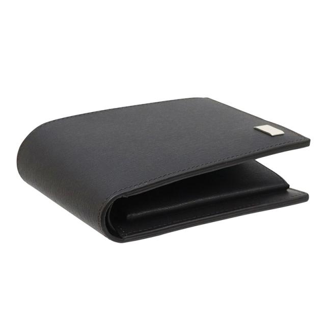 未使用品 dunhill ダンヒル 二つ折り財布 サイドカー レザー ブラック ダンヒル DUNHILL 二つ折り財布 レザー サイドカー SIDECAR メンズ fp3070e