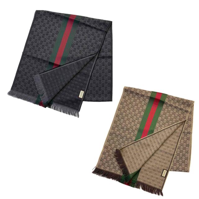 グッチ GUCCI マフラー GGパターンマフラー メンズ レディース 147351