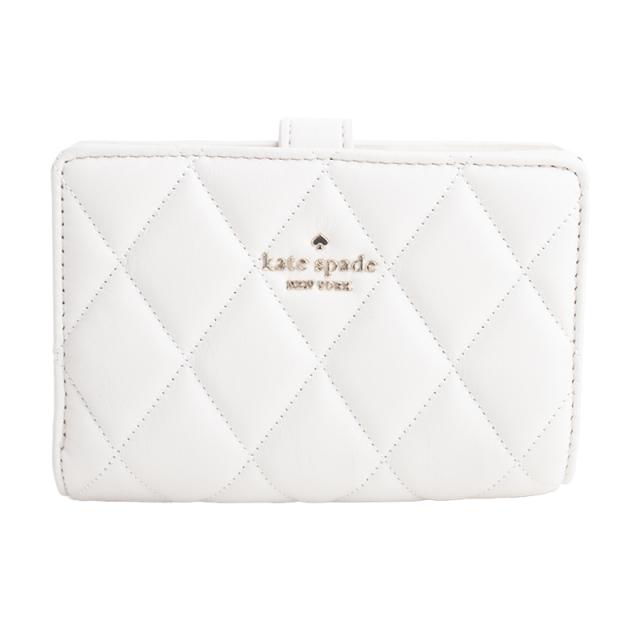 ケイトスペード kate spade 二つ折り財布 キルテッド レザー ミディアム コンパクト  ウォレット レディース ka591 12,045円