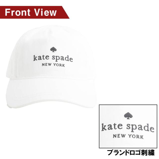 ケイトスペード kate spade ベースボールキャップ スタック ロゴ