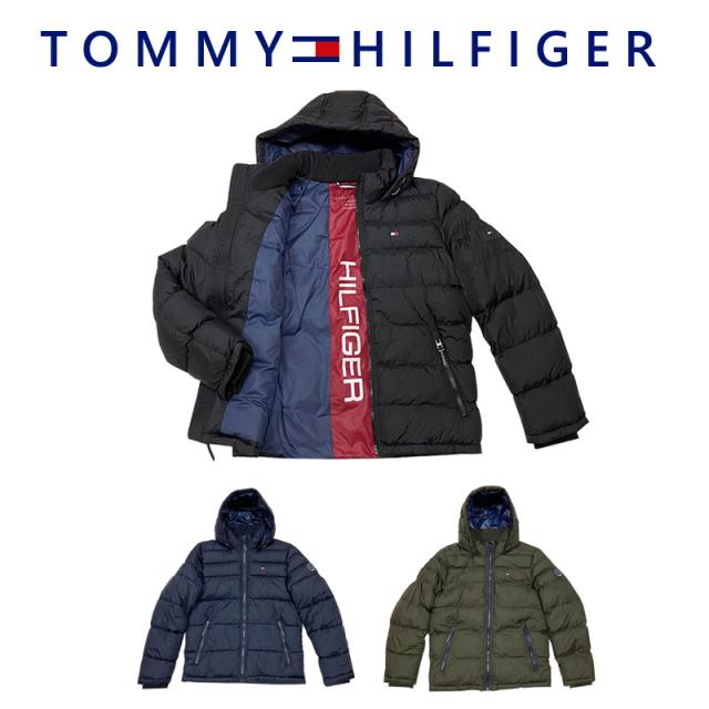 トミーヒルフィガー TOMMY HILFIGER ナイロン ジャケット パフォーマンスフーディパファー  メンズ 158an508 ラッピング不可の通販は
