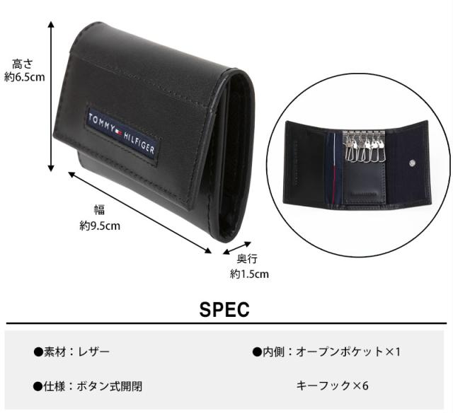 トミーヒルフィガー TOMMY HILFIGER ラウンドファスナー長財布 名刺