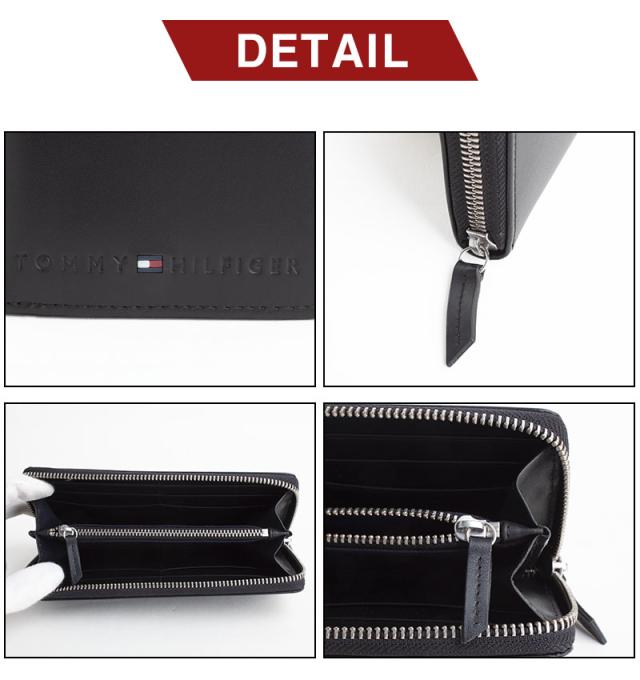 トミーヒルフィガー TOMMY HILFIGER ラウンドファスナー長財布 キー