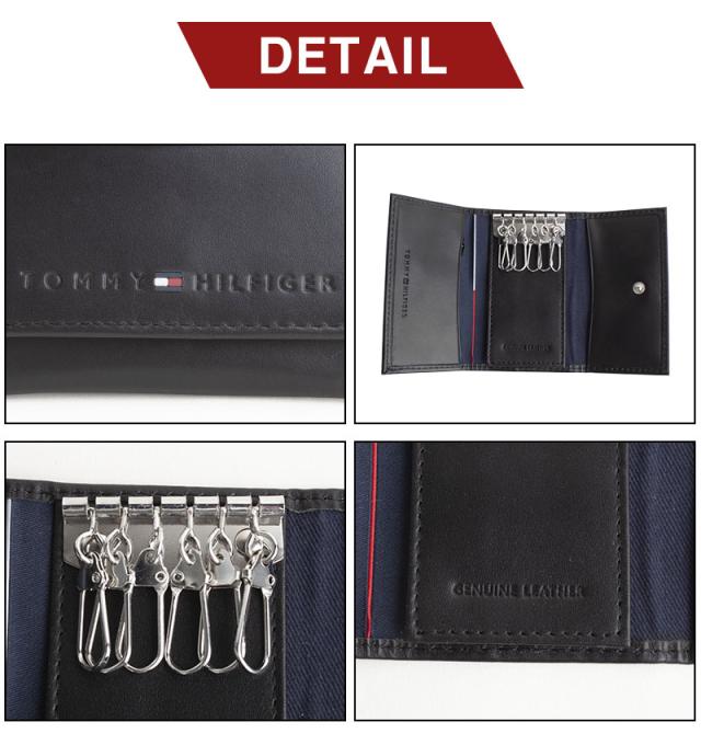 トミーヒルフィガー TOMMY HILFIGER ラウンドファスナー長財布 キー