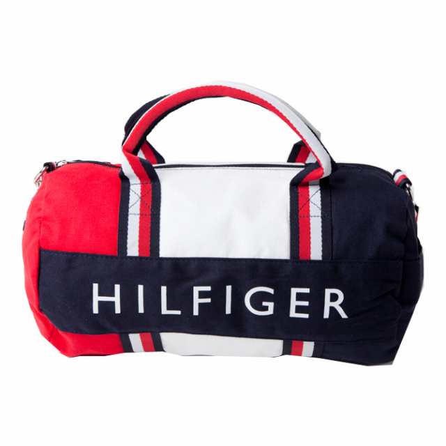 トミーフィルフィガー Tommy Hilfiger コットン ダッフル ミニボストン ロゴ ボストン バッグ ネイビー レッド ホワイト W M6950の通販はau Pay マーケット サウスコースト