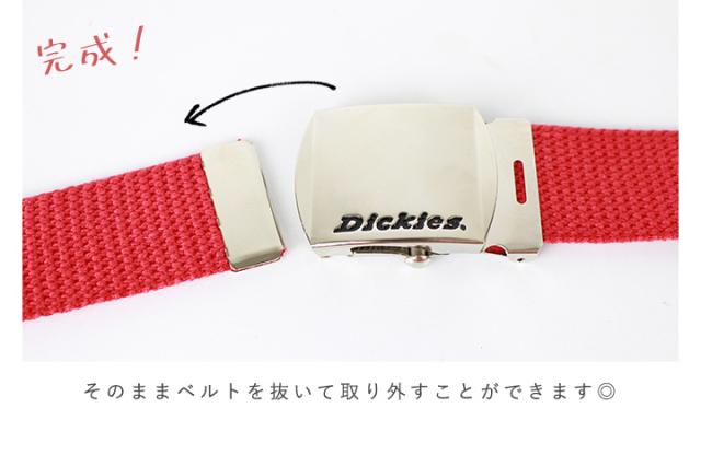 キャンバスベルト レディース ベルト ディッキーズ Dickies ロゴ DI