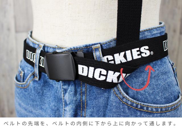 キャンバス ベルト ディッキーズ Dickies ロゴ DIベルト