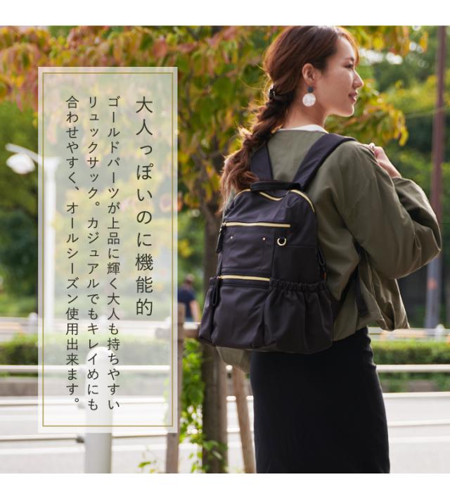 ⭐美品⭐コーチWポケットオールレザーリュックバックパック⭐Ａ４ネイビー色⭐ リュック レディース ナイロン レザー 通勤 大人 おしゃれ a4