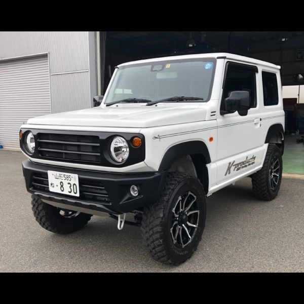 ジムニー JB64 Folksy Style FRPフロントグリル フィンタイプ 白ゲル 