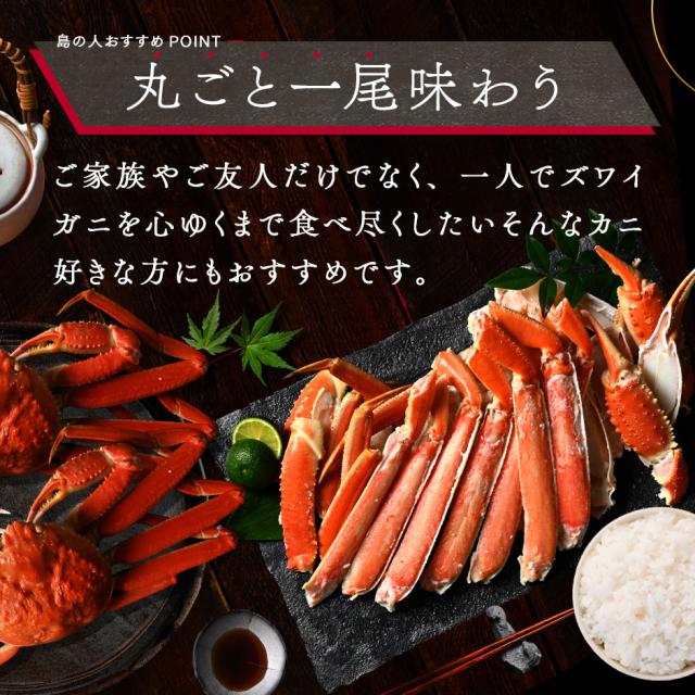 【2尾セット】本ズワイガニ 姿 400-450g前後 2尾_1
