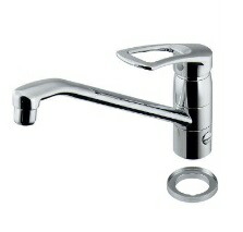 カクダイ 117-064 シングルレバー混合栓 (分水孔、取付アダプターつき) 混合水栓 ’