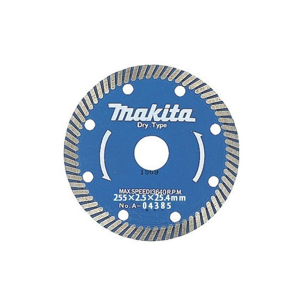 (マキタ) 波型 ダイヤモンドホイール 外径255mm A-04385 適正記号F makita ●