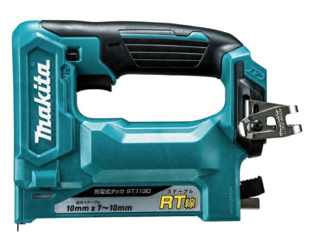 マキタ 充電式タッカ ST113DZK 本体+ケース付 RT線用 10.8V対応 セット品バラシ