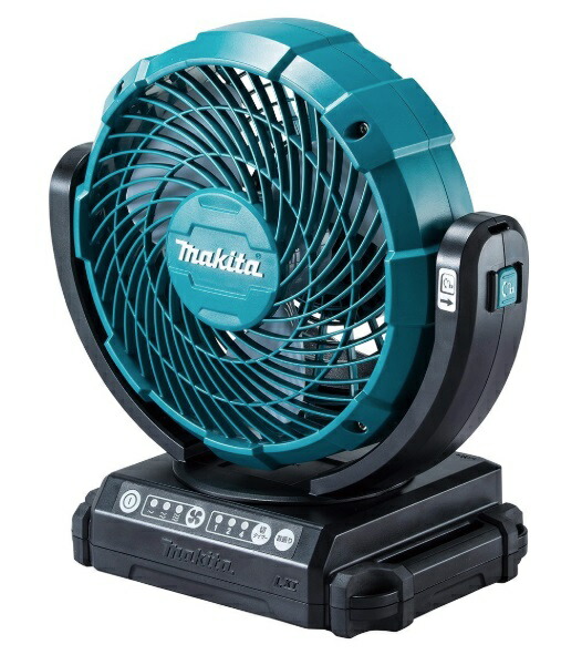 マキタ 充電式ファン CF102DZ 本体のみ 扇風機 首振り機能付 AC100V使用可能 羽根径180mm 最大風速180m/min 14.4V対応 18V対応 makita 在庫