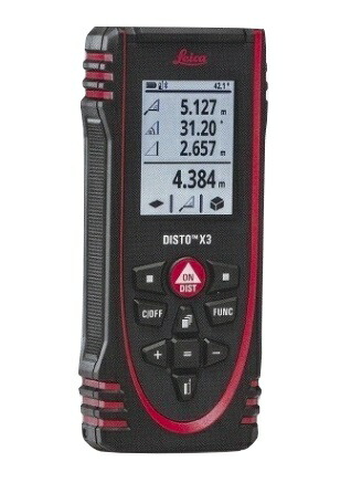 タジマ レーザー距離計ライカディストX3 DISTO-X3 ライカディスト 製品重量184g 標準測定範囲0.05m〜150m TJMデザイン Leica 697061
