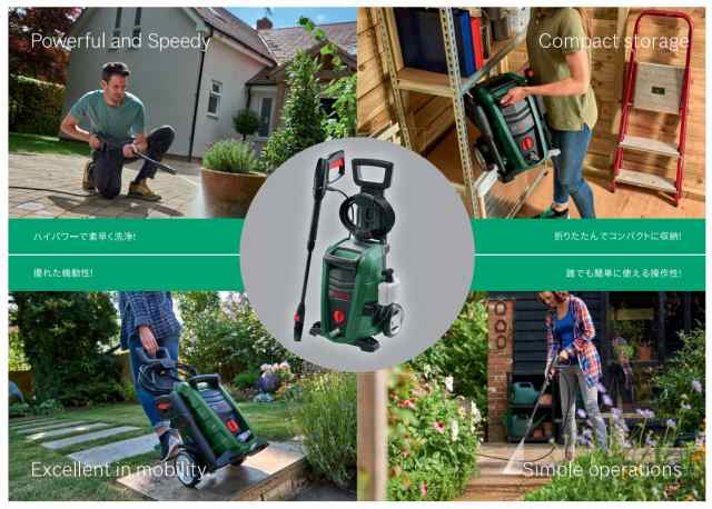 ボッシュ) 高圧洗浄機 UA125 Powerful cleaning 3in1ノズル 6.8Kg軽量で移動や収納性も抜群 BOSCH の通販はau  PAY マーケット - カナジンau PAY マーケット店 - 家電