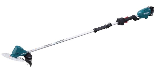 個人宅不可 マキタ 充電式草刈機 MUR190WDRG 2グリップ 標準棹 バッテリBL1860B・充電器DC18RF・DCホワイトチップソー付 刈込幅230mm 18V対応 makita 大型製品の通販は