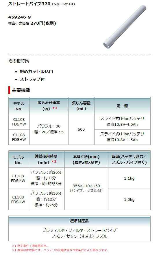 在庫 マキタ 充電式クリーナ CL108FDSMW バッテリBL1040B+充電器DC10SA付 コードレス 10.8V対応 makita  オリジナルセット品の通販はau PAY マーケット - カナジンau PAY マーケット店 | au PAY マーケット－通販サイト