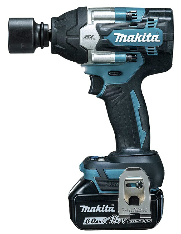 (マキタ) 充電式インパクトレンチ TW700DRGX バッテリBL1860Bx2本+充電器DC18RF+ケース付 コンパクト&軽量 最大締付トルク600N・m コードレス 18V対応 makita