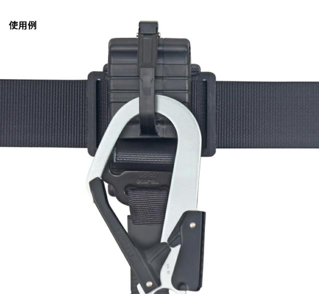 新規格 タジマ 胴ベルト用ランヤード 蛇腹縦型L1 B1JR150-TL1BK 蛇腹式 縦型ショックアブソーバ採用 使用可能質量100kg以下 TJMデザイン TAJIMA 266002 ’_3