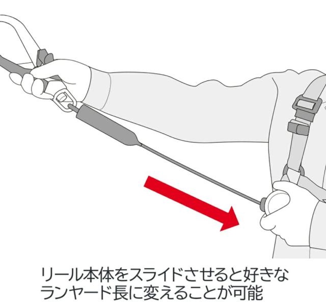 新規格 タジマ 胴ベルト付セット 胴ベルト用 ER150縦型L1 スチールベルト B1SLER-TL1BK サイズL 超小型巻取式 使用可能質量100kg以下 TJMデザイン TAJIMA 265982 ’_6