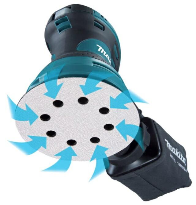 (マキタ) ランダムオービットサンダ BO5030 サンディングディスク#60・#120・#240(各2枚) ・ダストバッグ付 質量1.3kg コード長2.0m makita