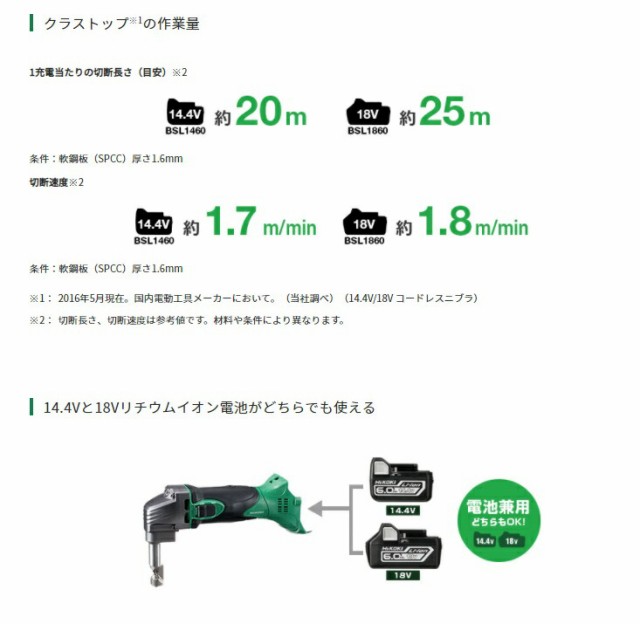 夏得 HiKOKI コードレスニブラ CN18DSL(LXPKZ) バッテリ 夏得 HiKOKI コードレスニブラ CN18DSL(LXPKZ) バッテリ