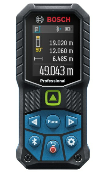 ボッシュ グリーンレーザー距離計 スマキョリ GLM50-27CG サイズ