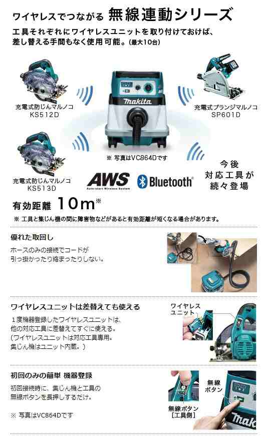 マキタ) 集じん機 粉じん専用 電動工具接続専用 VC0840 ホースφ28mm×5m付 ギュッパフィルタ 集じん容量8L 連動コンセント付  makita 大の通販はau PAY マーケット カナジンau PAY マーケット店 au PAY マーケット－通販サイト