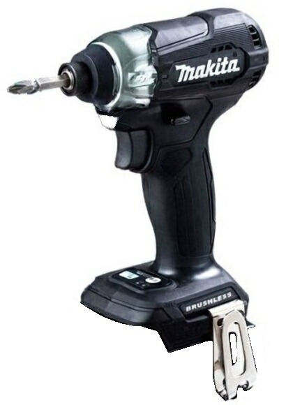 (マキタ) 充電式インパクトドライバ TD157DZB 黒 本体のみ 全長133mm 最大締付トルク140N・m 18V対応 makita