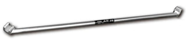 MIKI 両曲げハッカー AW19 全長1060mm 鉄筋曲げハッカー 010781 。