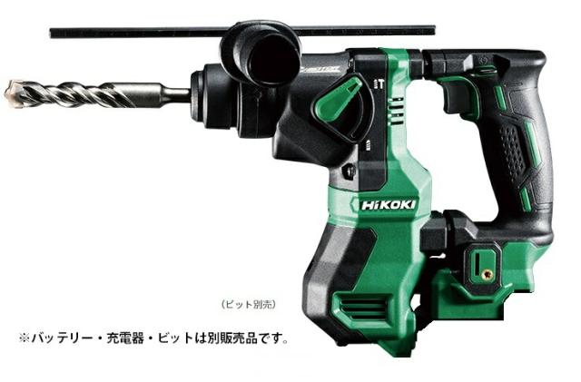 (HiKOKI) コードレスロータリハンマドリル DH12DD(NNK) 本体+ケース付 小形・軽量・最適バランス 10.8V対応 日立 ハイコーキ