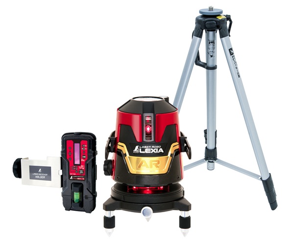 シンワ レーザー墨出し器 70915 レーザーロボ LEXIA 51AR レッド 受光器・三脚セット 赤色レーザー墨出器 。