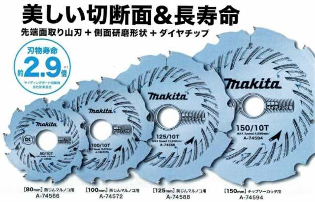 在庫 ゆうパケ可 マキタ プレミアムオールダイヤチップソー 防じん