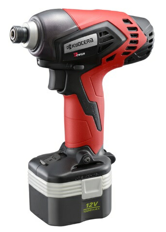 京セラ 充電式インパクトドライバ BID-1250 電池+充電器セット キャリングケース付 KYOCERA リョービ の通販は 14,137円