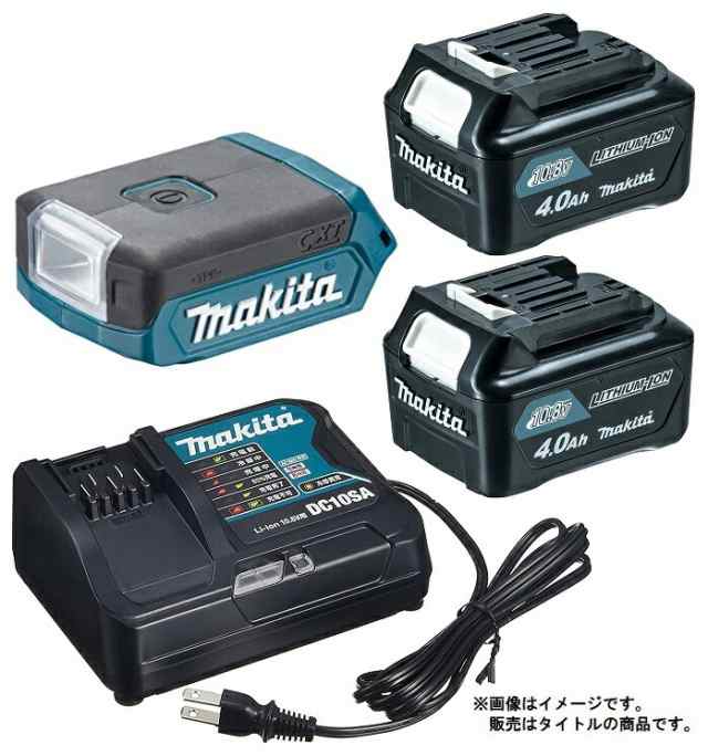 マキタ 充電式LEDワークライト ML103 DSMX バッテリBL1040Bx2個+充電器