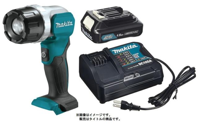 マキタ 充電式フラッシュライト ML106 DSH バッテリBL1015x1個+充電器DC10SA付 LEDライト 10.8V対応 makita オリジナルセット品の通販は 9,995円